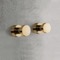 Pair of Matte Gold Hooks, Modern